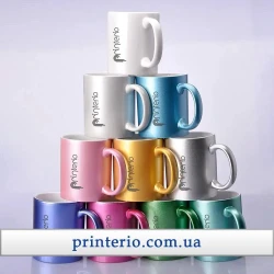 Чашка для сублімації Sublime перламутр з вашим лого кераміка 330 мл